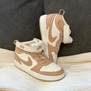 Nike Kids' Court Borough Mid 2 High Top Sneaker Baby/Toddler